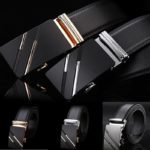 Mens Leather Belts Designer Leather Automatic Buckle Belts Business Luxury Belts Cow Leather Belt